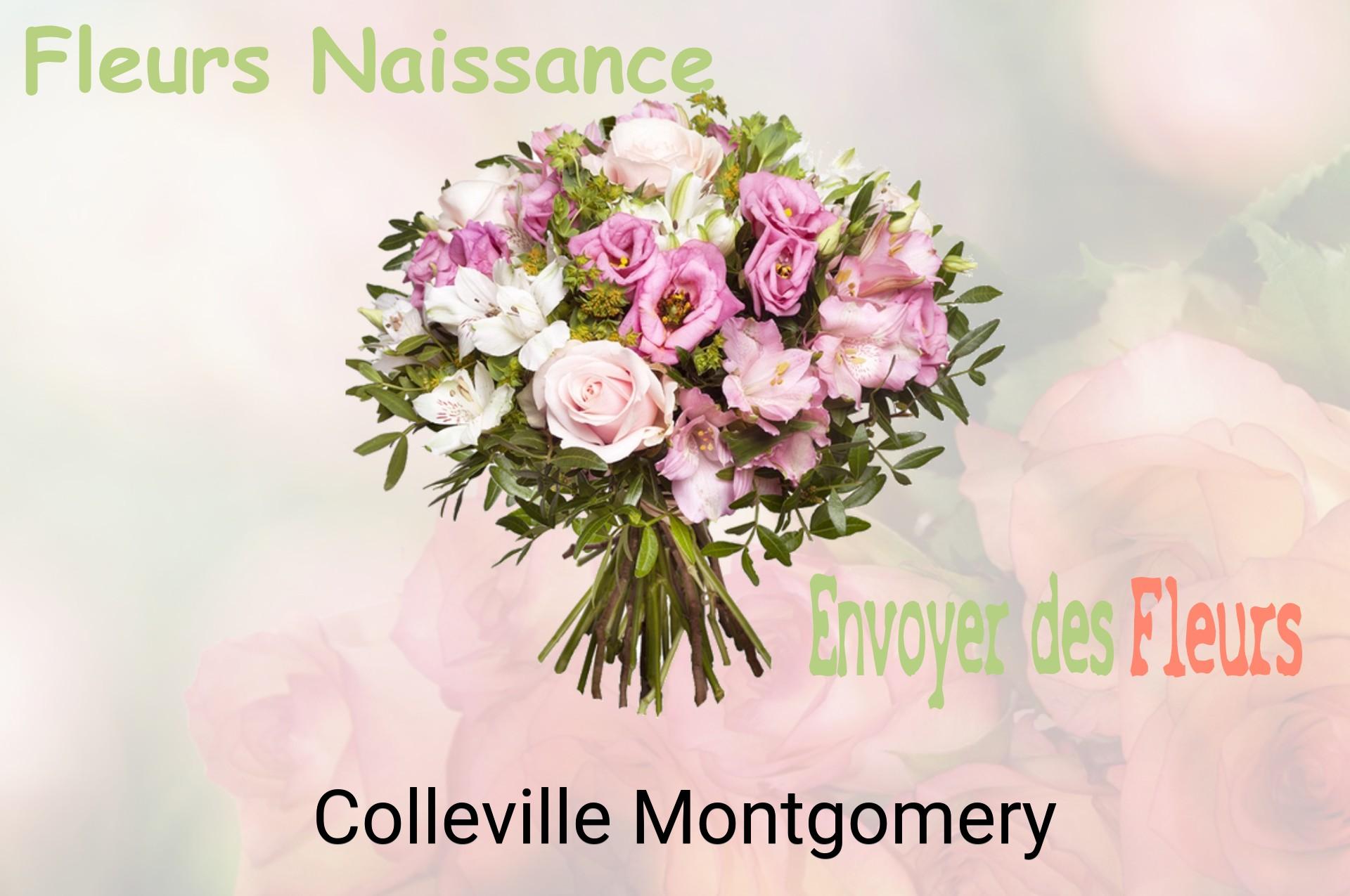 Bouquet de fleurs de naissance livré à Colleville-Montgomery
